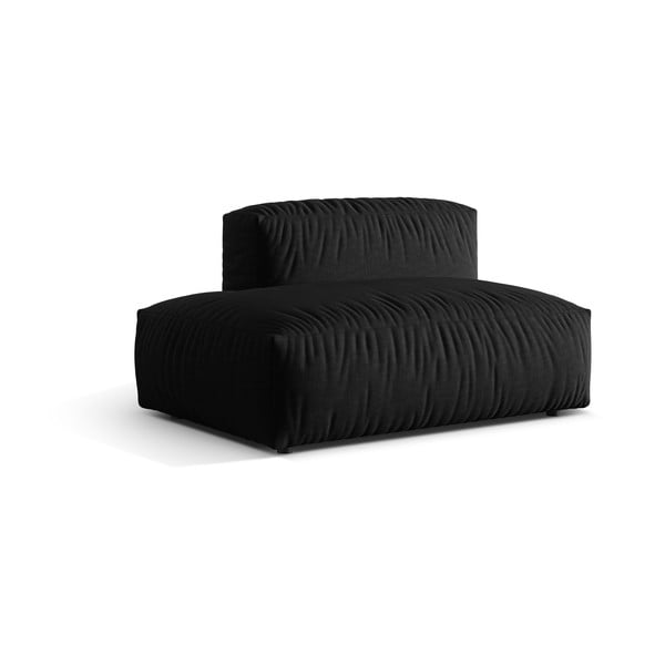 Fekete kanapé modul (bal oldali) Martina – Micadoni Home-image-2