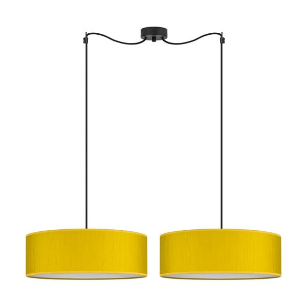 Doce XL sárga kétágú függőlámpa, ⌀ 45 cm - Sotto Luce
