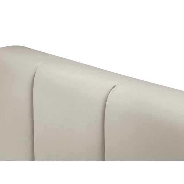 Bézs boxspring ágy tárolóhellyel 200x200 cm Afra – Mazzini Beds-image-4
