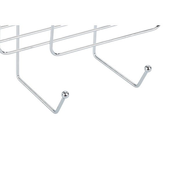 Fényes ezüstszínű függő acél fürdőszobai polc Martos – Allstar-image-4