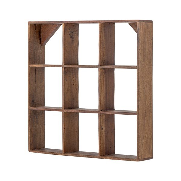 Natúr színű többszintes újrahasznosított fa fali polc 53 cm Tilo – Bloomingville-image-2