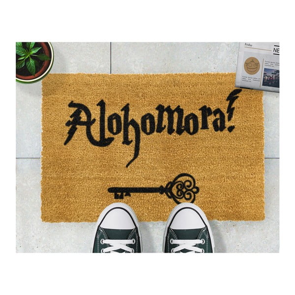 Alohomora természetes kókuszrost lábtörlő, 40 x 60 cm - Artsy Doormats-image-2