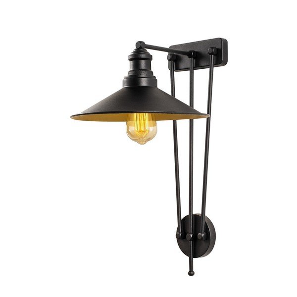 Roso fekete fém falilámpa - Opviq lights-image-2