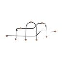 Fekete fém fali fogas 71 cm Maze – PT LIVING