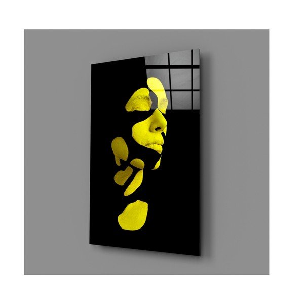 Fragmented Yellow üvegezett kép - Insigne-image-4