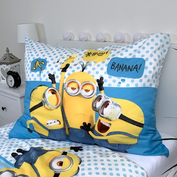 Egyszemélyes mikroszálas gyerek ágyneműhuzat 140x200 cm Minions 2 – Jerry Fabrics-image-3
