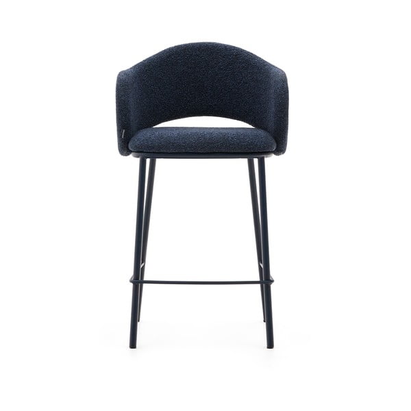 Sötétkék bárszék (ülésmagasság 65 cm) Maina – Kave Home-image-4