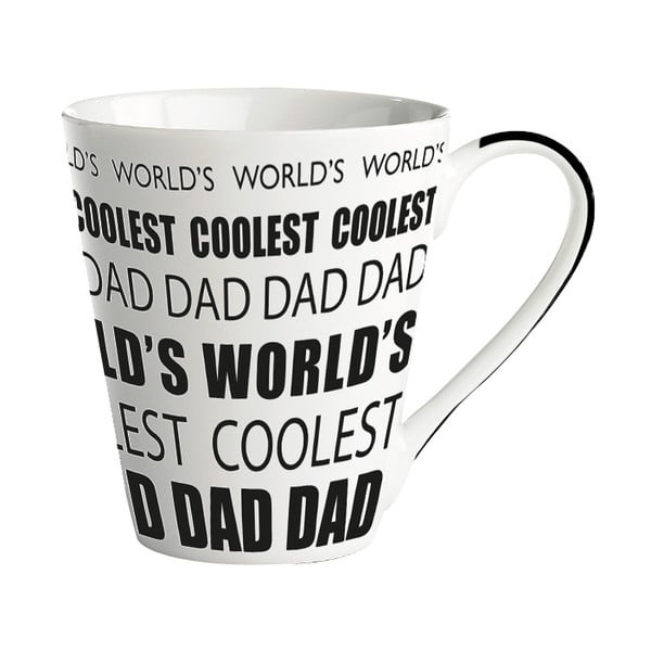 World’s Coolest Dad porcelán bögre, 300 ml - KJ Collection