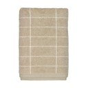Bézs pamut törölköző 50x100 cm Tile Stone – Mette Ditmer Denmark