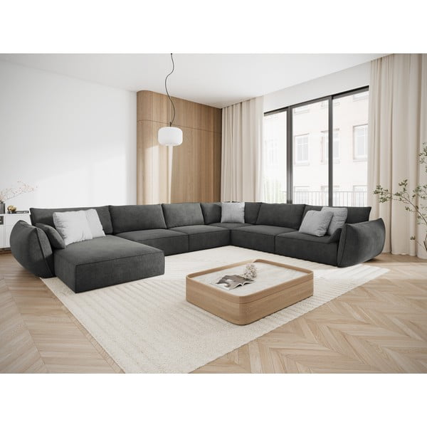 Szürke sarokkanapé (jobb oldali) Vanda – Mazzini Sofas-image-1