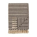 Barna újrahasznosított pamut takaró 130x180 cm Adana – House Nordic