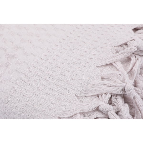 Bézs pamut ágytakaró 220x240 cm Pique – Mijolnir-image-1