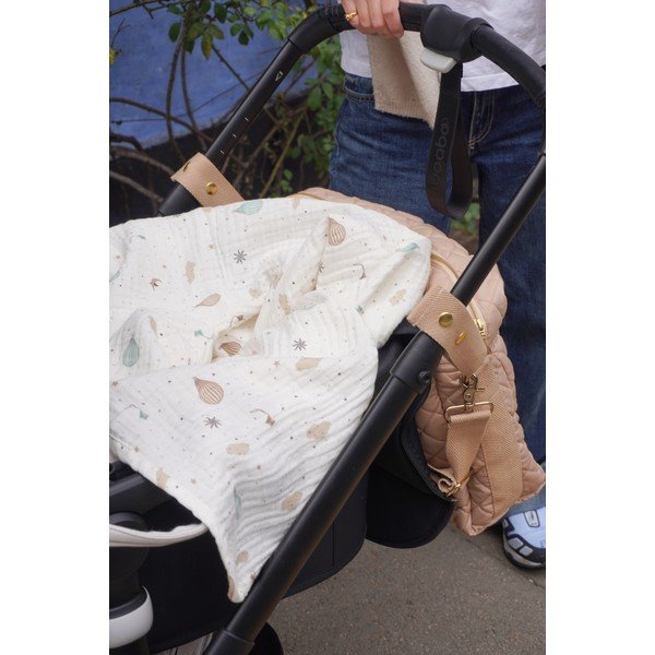 Elefántcsont színű bio pamut gyerek takaró 100x100 cm Dreamland – Cam Cam Copenhagen-image-4