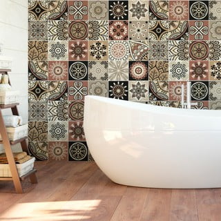 Wall Stickers Tiles Piura 24 db-os falmatrica szett, 15 x 15 cm - Ambiance