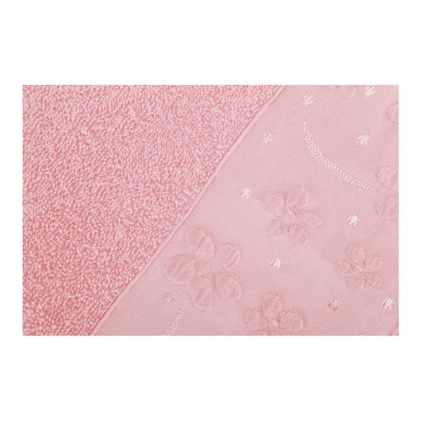 Marianis 2 db-os rózsaszín törölköző szett pamutból, 50 x 90 cm