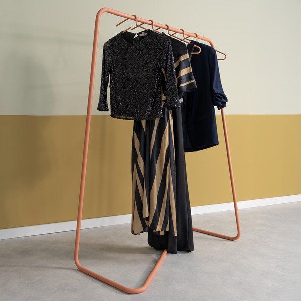 Lazacszínű acél ruhatartó állvány 118x160x57 cm Hang-On – Spinder Design-image-2