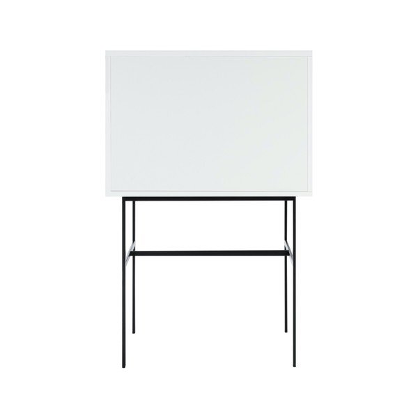 Szürkésbézs tálalószekrény tolóajtóval 70x109x40 cm Lekko – noo.ma-image-4