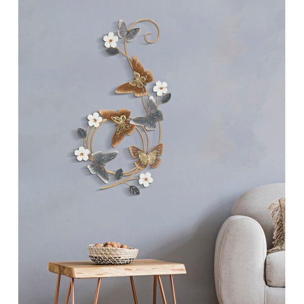 Fém fali dekoráció 45x88 cm Delis – Mauro Ferretti-image-1