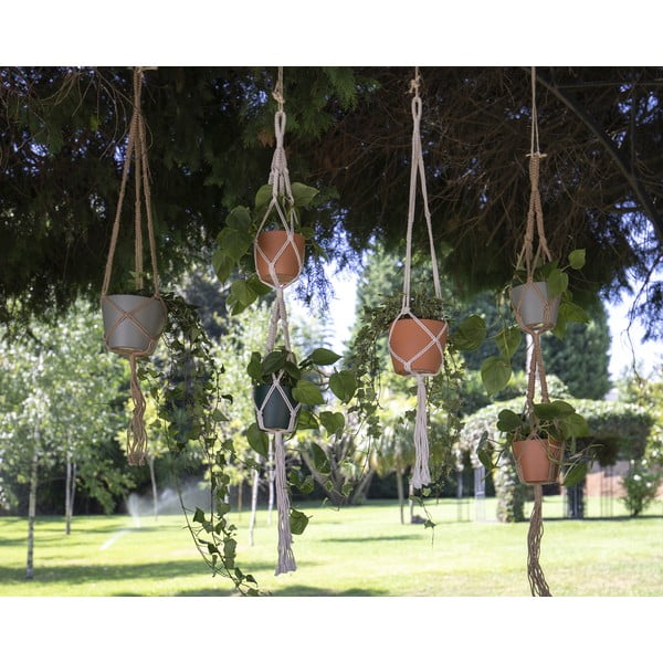 Textil akasztórendszer virágcseréphez ø 13 cm (magasság 100 cm) Macramé – Artevasi-image-3