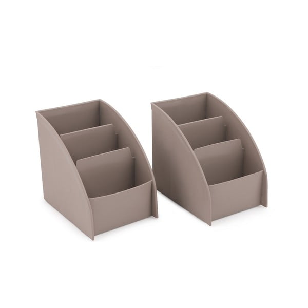 Bézs műanyag fürdőszobai rendszerező kozmetikumokhoz – Hermia-image-4