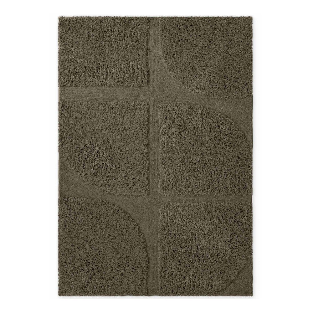 Khaki kézi szövésű szőnyeg 160x230 cm Lambeth Jasper – Ted Baker