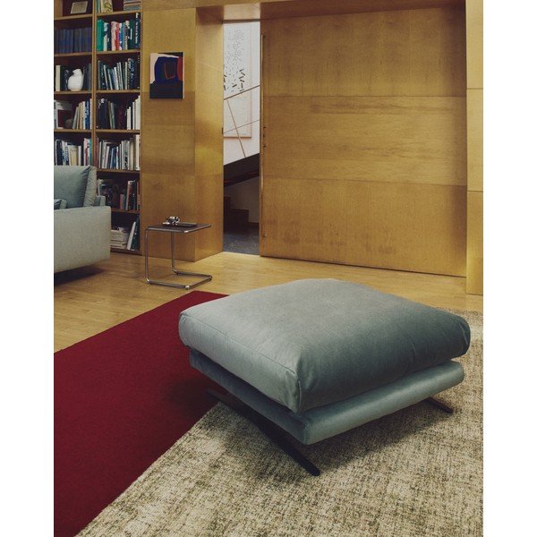 Zöld bársony lábtartó Veliro – Kave Home-image-1