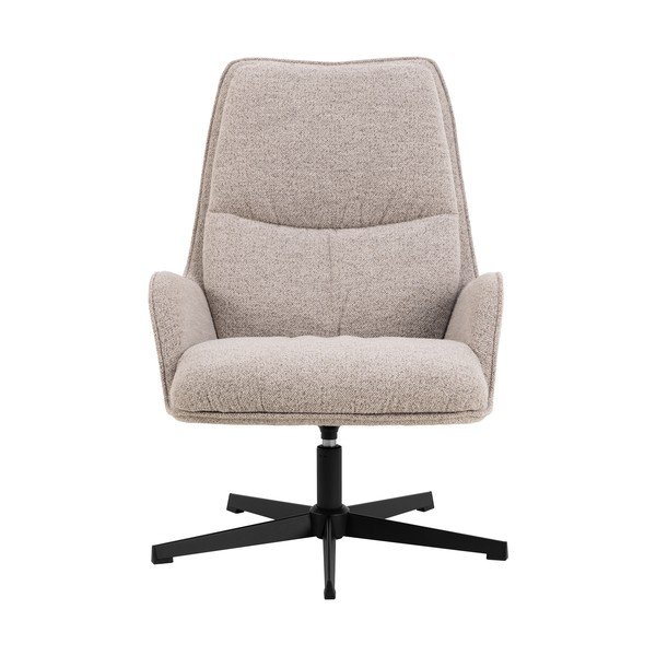 Bézs forgó buklé fotel Bosley – Actona-image-2