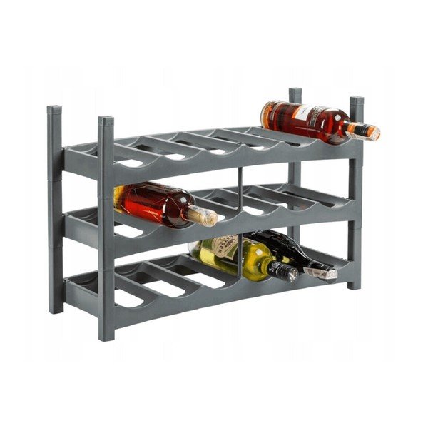 Szürke műanyag bortartó állvány Vario - Rotho-image-4