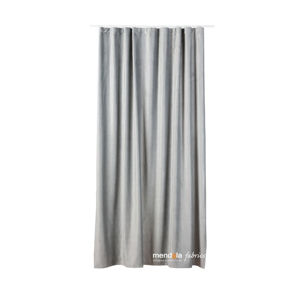 Szürke bársony függöny 140x260 cm Roma – Mendola Fabrics