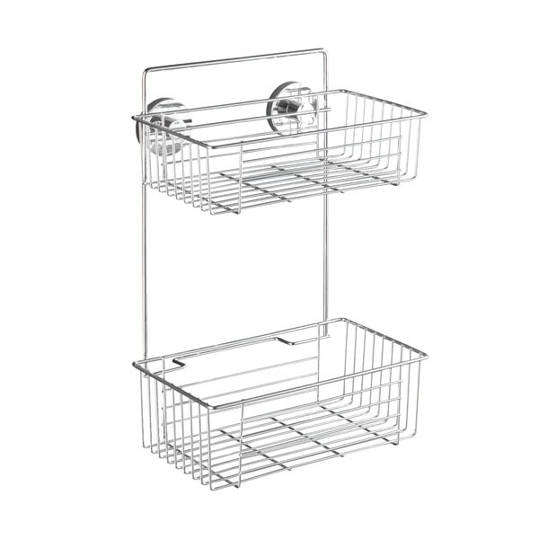 Vacuum-Loc Bari kétszintes öntapadós polc, max. 33 kg - Wenko-image-2