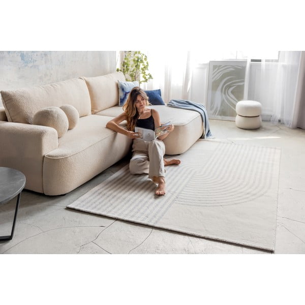 Szürke-krémszínű szőnyeg 160x230 cm Zen – Universal-image-3