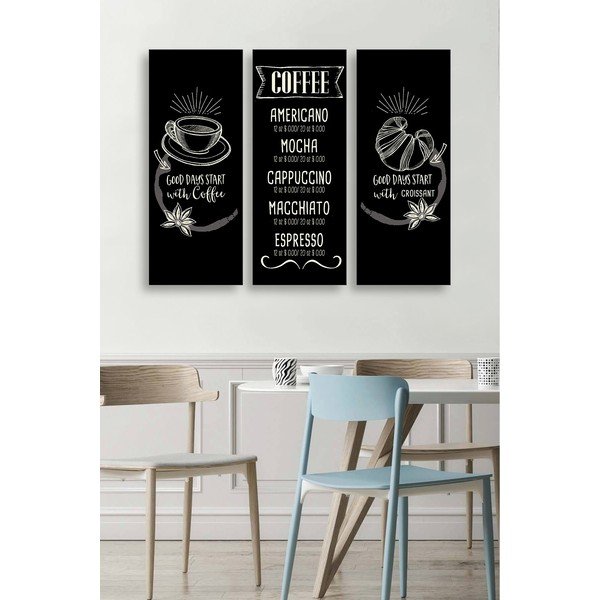 Falitábla 3 db-os 20x50 cm – Wallity-image-1