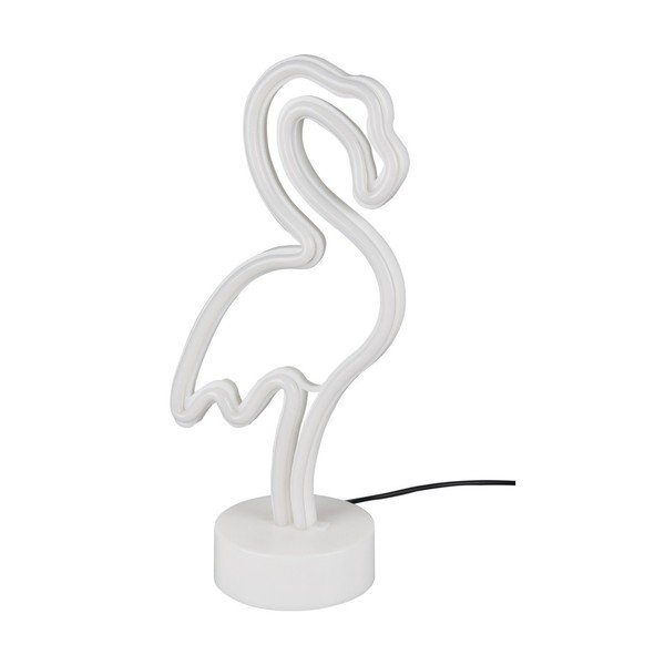 Fehér LED asztali lámpa (magasság 29 cm) Flamingo – Reality-image-1