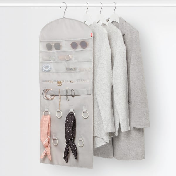 Függő műanyag gardrób rendszerező – Rayen-image-1