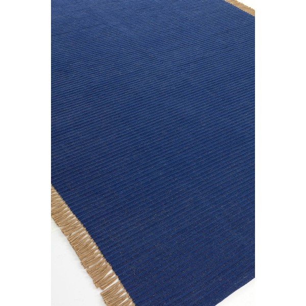 Kék kézi szövésű pamutkeverék szőnyeg 160x230 cm Channa – Jotex-image-4