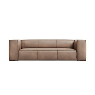 Világosbarna bőr kanapé 227 cm Madame – Windsor & Co Sofas