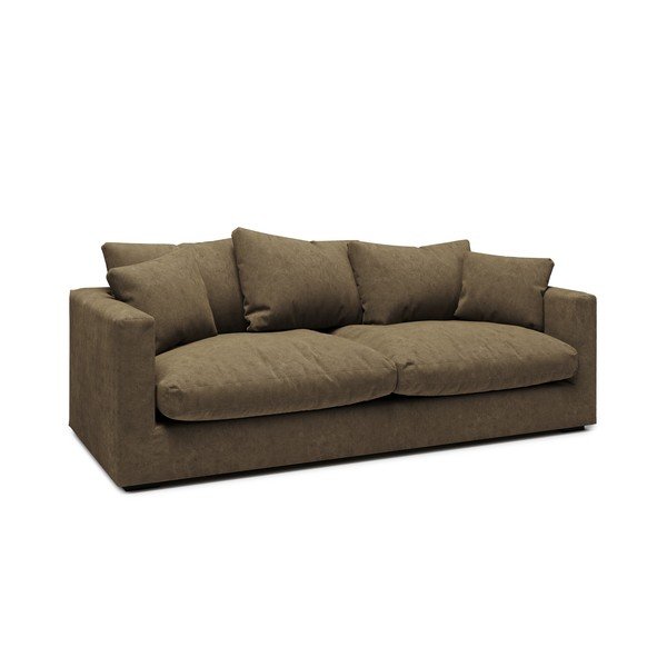 Világosbarna kanapé 220 cm Comfy – Scandic-image-1