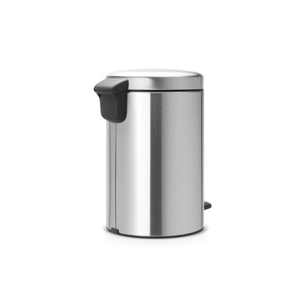 Matt ezüstszínű acél pedálos szemetes 12 l NewIcon – Brabantia-image-3