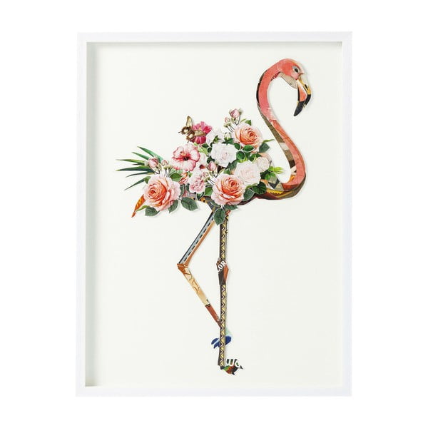 Art Flamingo kép, 100 x 75 cm - Kare Design