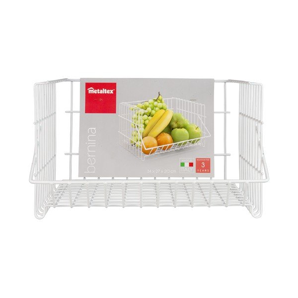 Basket zöldségtartó kosár, hossz 34 cm - Metaltex-image-4