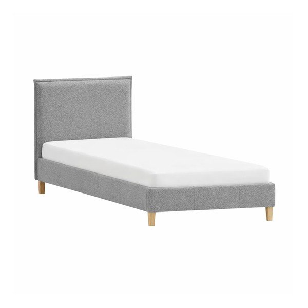 Kárpitozott egyszemélyes ágy ágyráccsal 90x200 cm Tina – Ropez