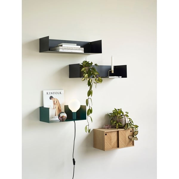 Herringbone tölgyfa fali polc - Hübsch-image-1