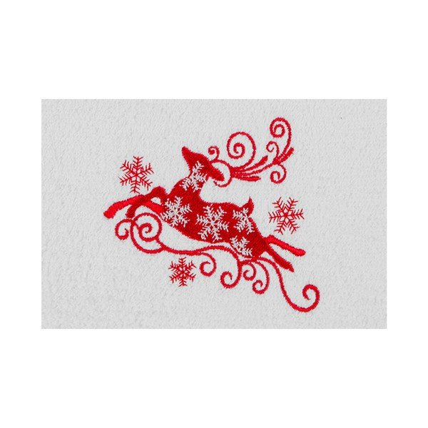 Christmas White Red fürdőlepedő, 30 x 50 cm - Kate Louise-image-2