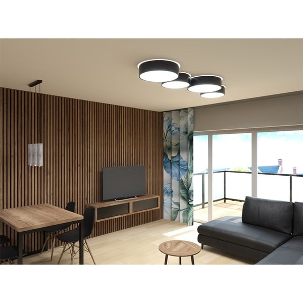 Atis Ceiling fekete mennyezeti lámpa - Sollux-image-1