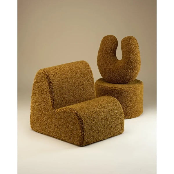 Barna buklé párna gyerek kanapéhoz U – Wigiwama-image-4