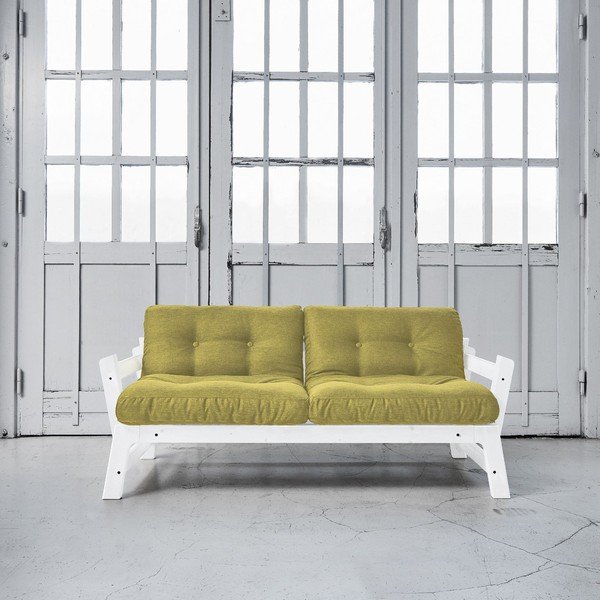 Step White/Avocado Green kinyitható kanapé - Karup-image-1