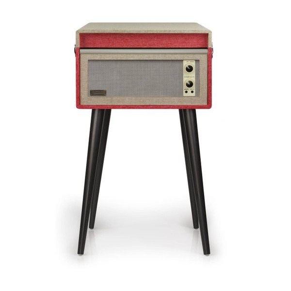 Bermuda piros lemezjátszó lábakkal - Crosley-image-1