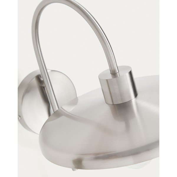 Ezüstszínű fali lámpa ø 27 cm Nuvira – Kave Home-image-4