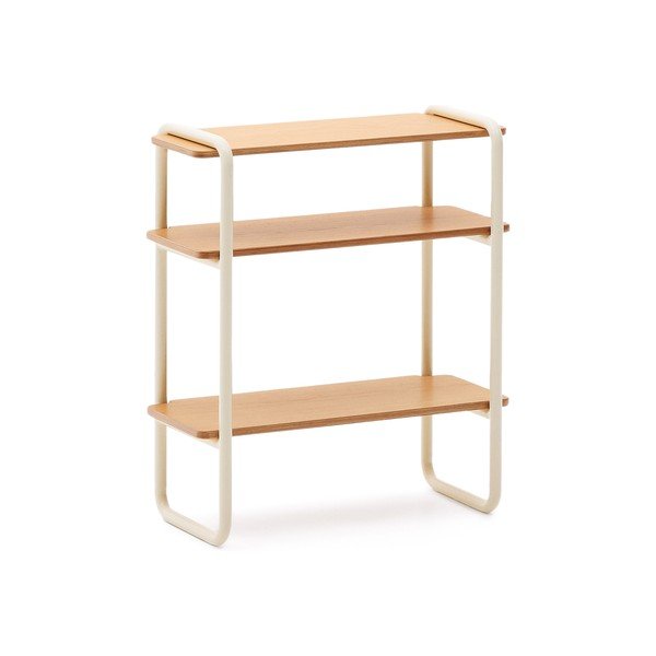 Bézs-natúr színű függő gyerek könyvespolc kőrisfa dekorral 60x70x28 cm Tinn – Kave Home-image-3