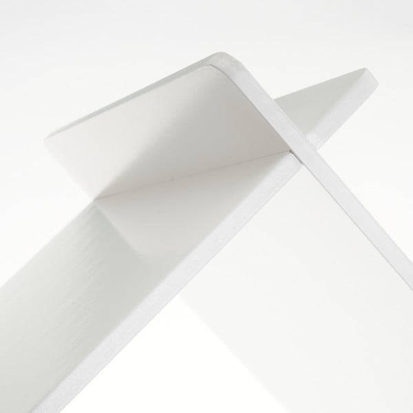 Fehér gyerek könyvespolc 79x131 cm – Casa Selección-image-1